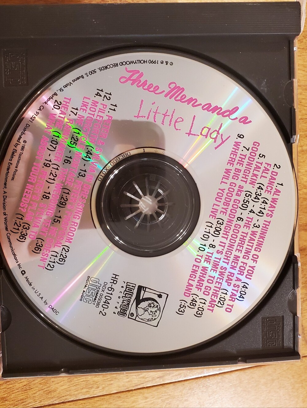 SOUNDTRACK - Three Men And A Little Lady - CD Clean Disc - Picture 4 of 4